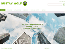 Tablet Screenshot of gustav-wolf.com