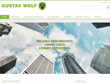 Tablet Screenshot of gustav-wolf.de